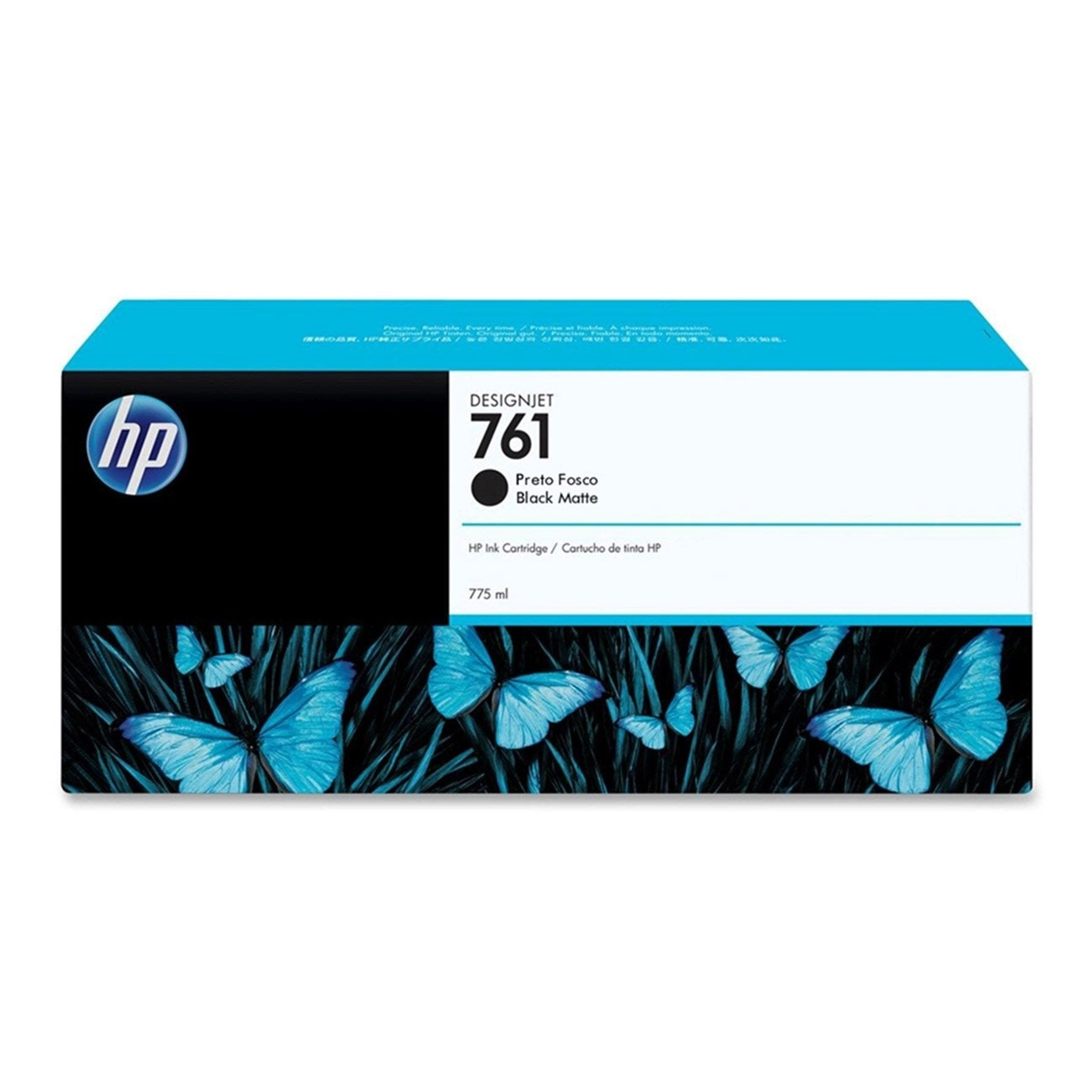 Cartucho de tinta HP 761 Preto Fosco PLUK 775ml - CM997A (Sob Encomenda)
