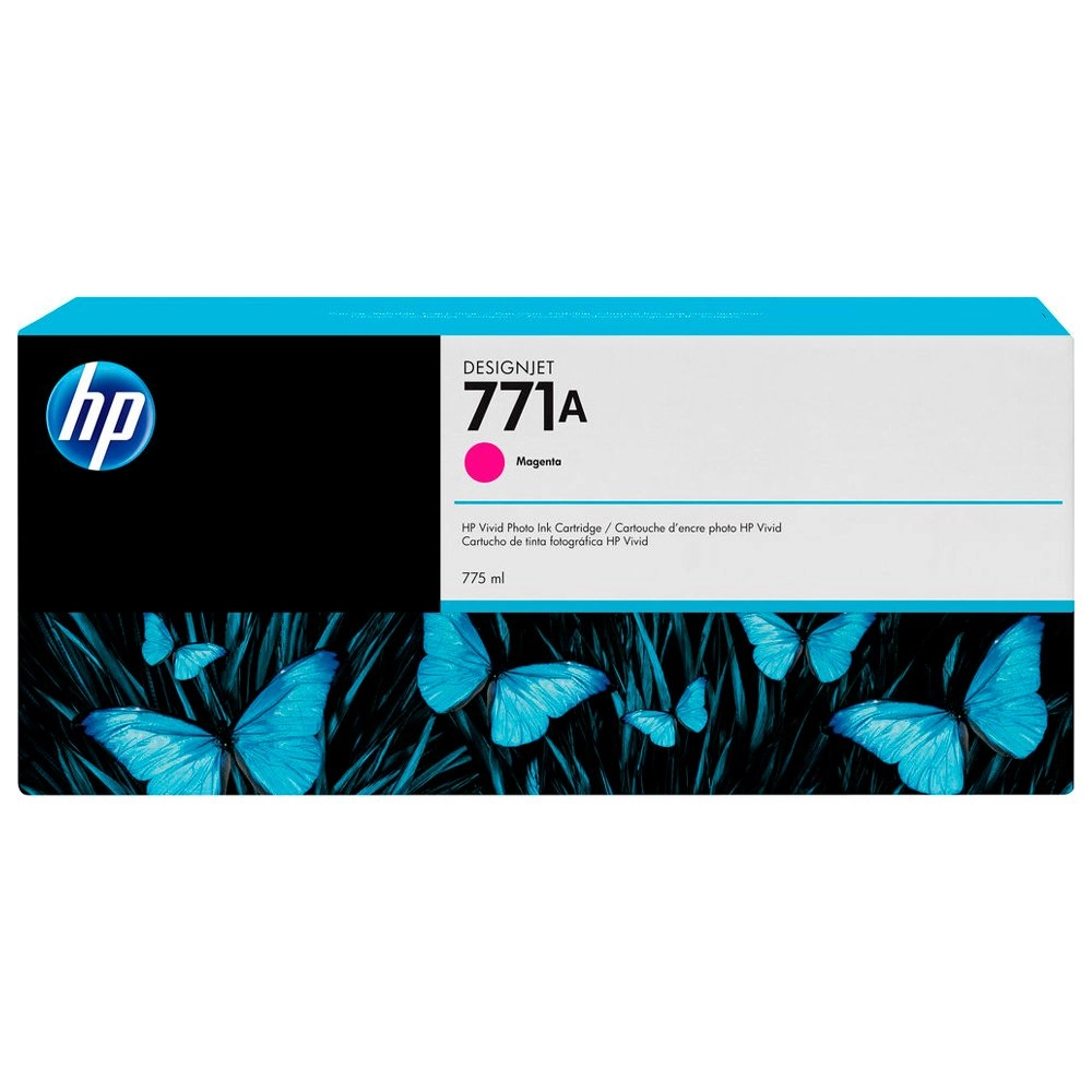 Cartucho de Tinta HP 771A Magenta PLUK 775 ml - B6Y17A (Sob encomenda)