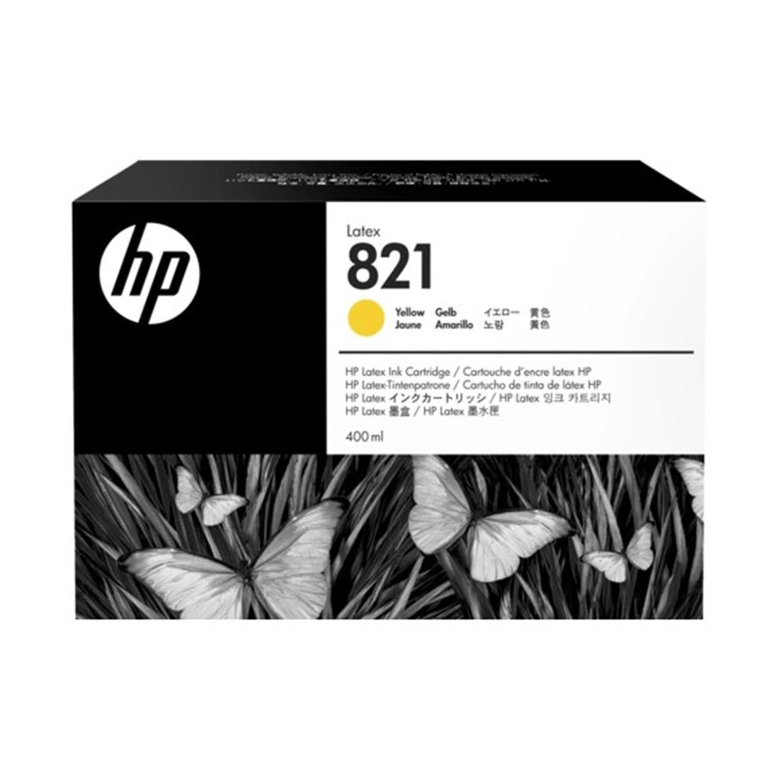 Cartucho de Tinta HP Latex 821 Amarelo 400 ml G0Y88A