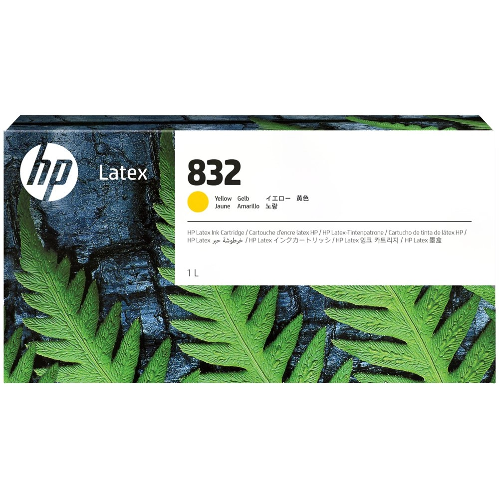 Cartucho de Tinta HP Látex 832 Amarelo 1 litro - 4UV78A