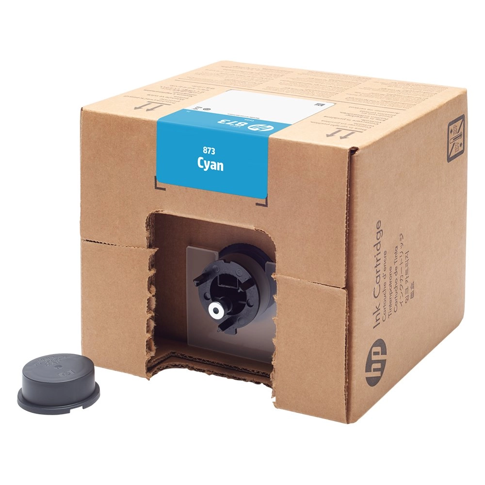 Cartucho de Tinta HP Látex 873 Ciano 3 Litros - 4UV85A