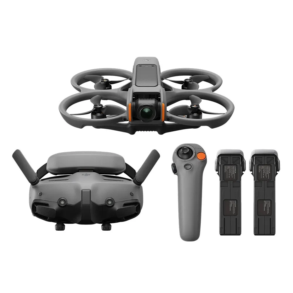 Drone DJI Avata 2 Fly More Combo, 4K, 60 FPS, HDR, Óculos de pilotagem, Autonomia aprox. 23 min. (Controle sem tela) BR - DJI049 Drone DJI Avata 2 Fly More Combo, 4K, 60 FPS, HDR, Óculos de pilotagem, Autonomia aprox. 23 min. (Controle sem tela) BR - DJI049