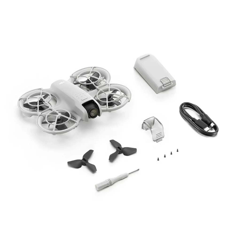 Drone DJI Neo Standard, câmera 12MP, 4K, 30 FPS, RockSteady, HorizonBalancing, Wi-Fi, Armazenamento 22GB, Autonomia aprox. 23 min. (Sem necessidade de controle) BR - DJI050 Drone DJI Neo Standard, câmera 12MP, 4K, 30 FPS, RockSteady, HorizonBalancing, Wi-Fi, Armazenamento 22GB, Autonomia aprox. 23 min. (Sem necessidade de controle) BR - DJI050