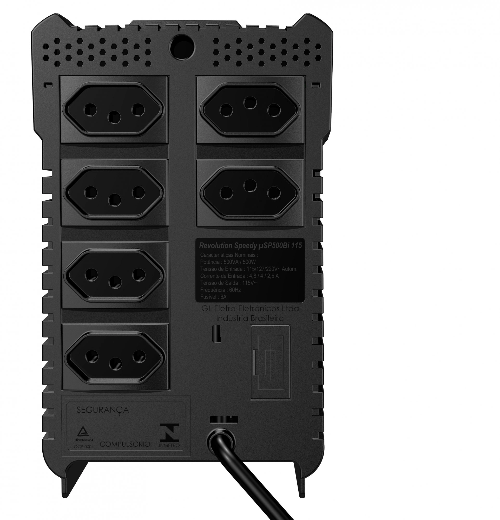 Estabilizador SMS Revolution Speedy 500VA Bivolt 115V -16620