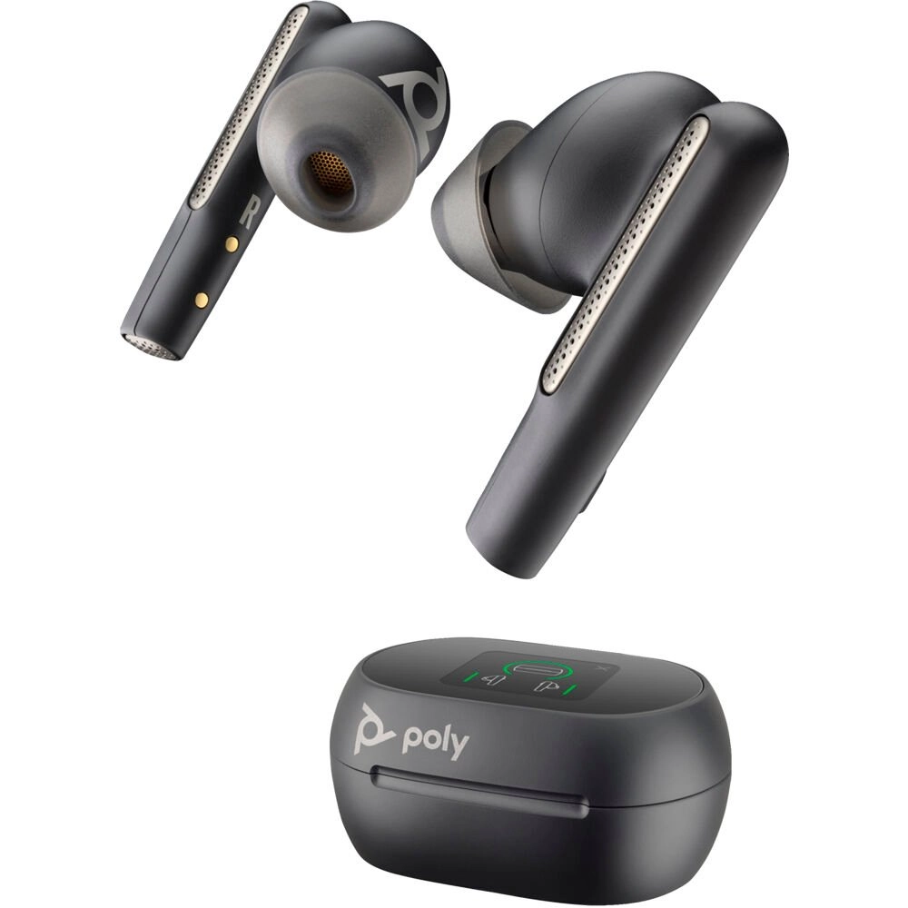 Fone de Ouvido Poly Voyager Free 60+ Earbuds, Preto, Teams, Bluetooth, USB-C, Case Touch - 7Y8H0AA Fone de Ouvido Poly Voyager Free 60+ Earbuds, Preto, Teams, Bluetooth, USB-C, Case Touch - 7Y8H0AA