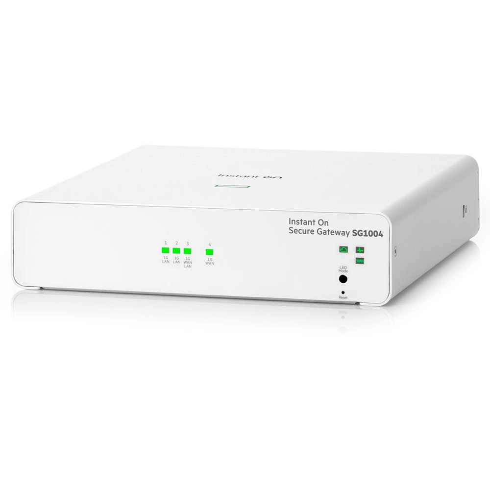 Gateway seguro HPE Networking Instant On de 4 portas Gigabit SG1004 - S0G33A
