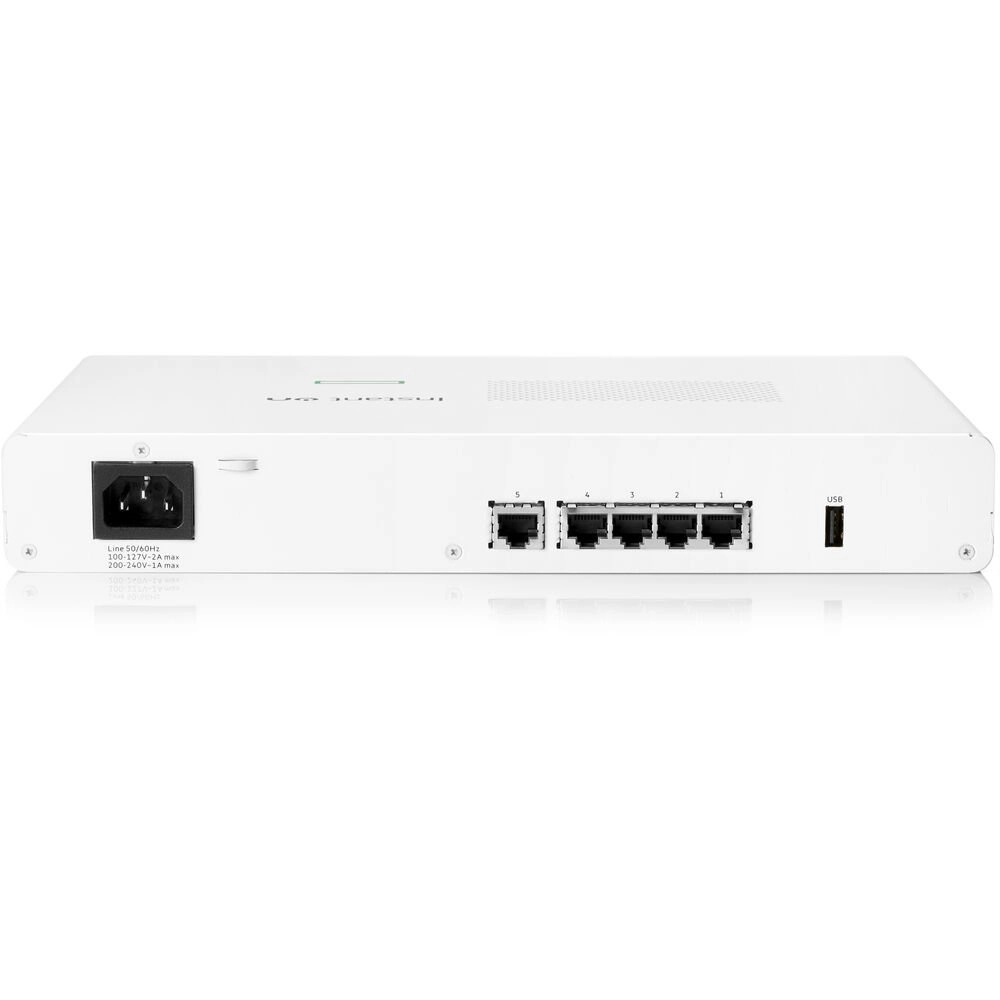 Gateway seguro HPE Networking Instant On de 5 portas SmartRate 2,5 G PoE+ 64 W SG2505P - S0G34A