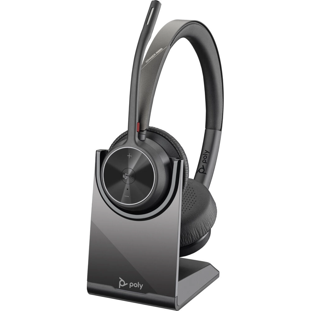 Headset Poly Voyager 4320 certificado para Microsoft Teams + Dongle BT700 + Base de carregamento - 77Z00A Headset Poly Voyager 4320 certificado para Microsoft Teams + Dongle BT700 + Base de carregamento - 77Z00A
