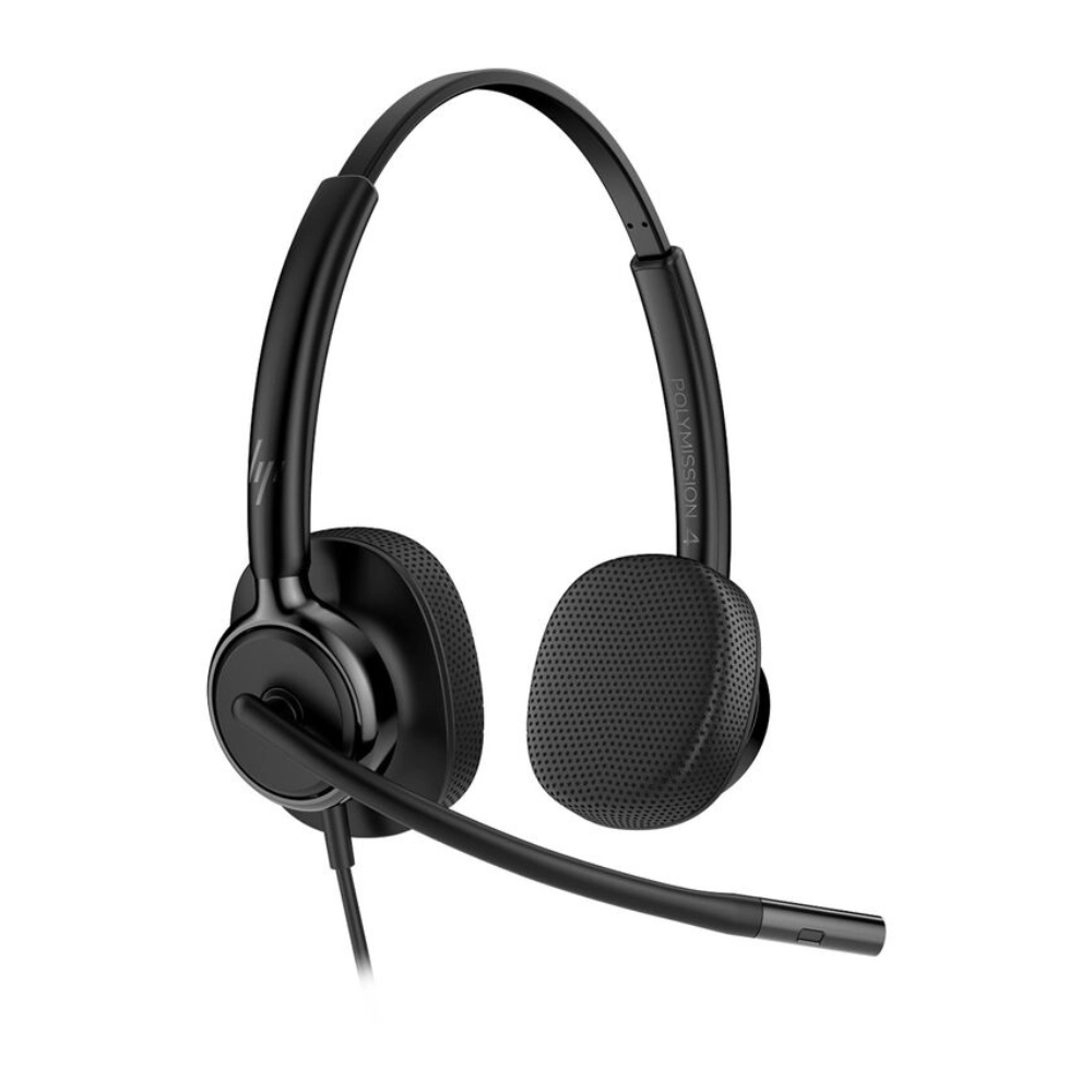 Headset HP Poly Mission 425 Stereo USB-C/A Certificado para Microsoft Teams - C01B6AA#AC3 Headset HP Poly Mission 425 Stereo USB-C/A Certificado para Microsoft Teams - C01B6AA#AC3