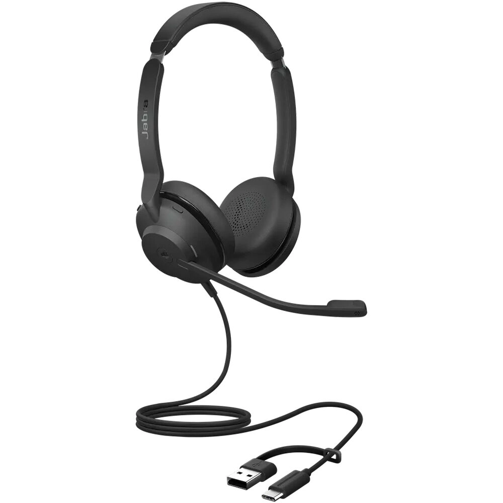 Headset Jabra Evolve2 30 SE, USB-A/USB-C, MS Stereo - 23189-999-879