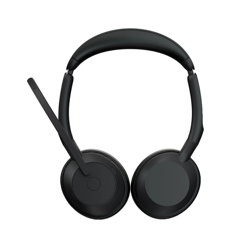 Headset Jabra Evolve2 55 UC Stereo, USB-A, com Adaptador Link380A – 25599-989-999 Headset Jabra Evolve2 55 UC Stereo, USB-A, com Adaptador Link380A – 25599-989-999