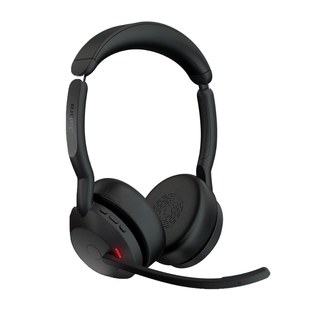Headset Jabra Evolve2 55 UC Stereo, USB-A, com Adaptador Link380A – 25599-989-999 Headset Jabra Evolve2 55 UC Stereo, USB-A, com Adaptador Link380A – 25599-989-999