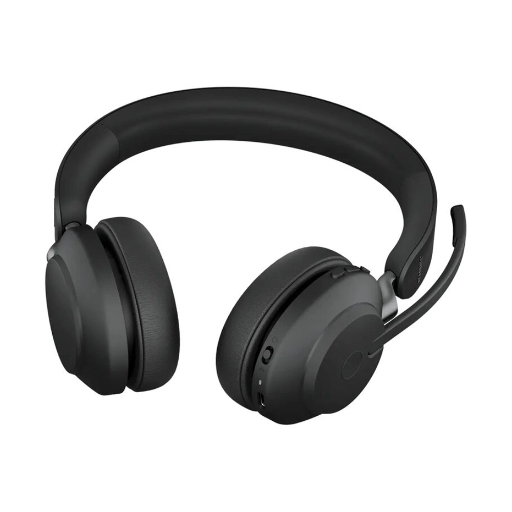 Headset Jabra Evolve2 65 USB-C, UC Stereo, Bluetooth, com Adaptador Link380c, Preto – 26599-989-899 Headset Jabra Evolve2 65 USB-C, UC Stereo, Bluetooth, com Adaptador Link380c, Preto – 26599-989-899