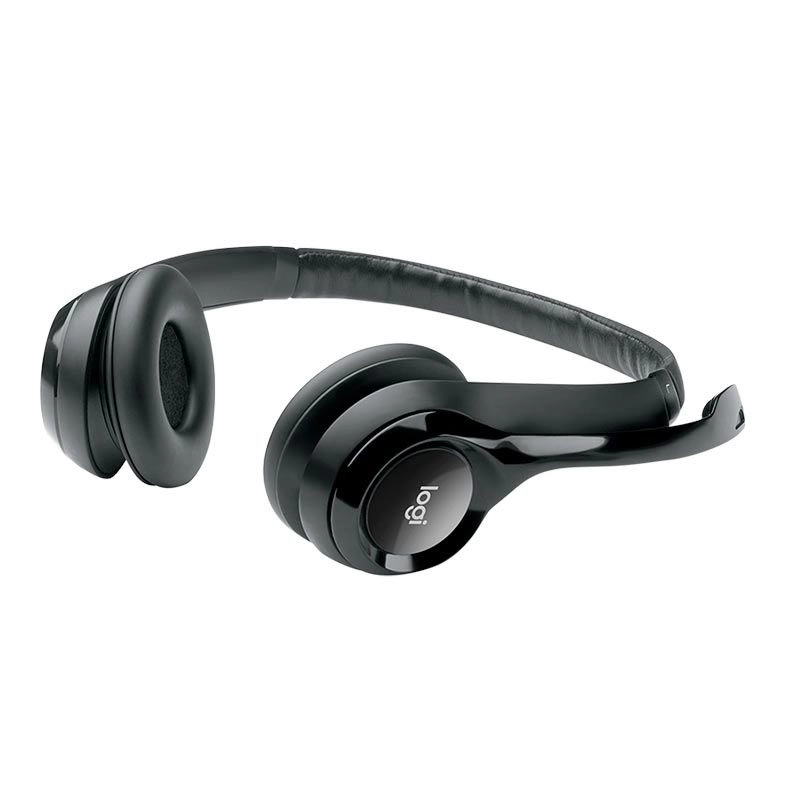 Headset Logitech H390, USB, Estéreo, Preto - 981-000014