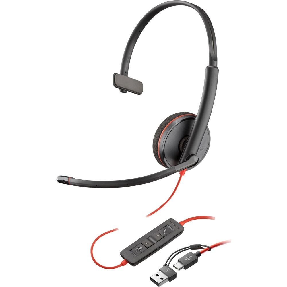 Headset Poly Blackwire C3210 - 8X214AA Headset Poly Blackwire C3210 - 8X214AA