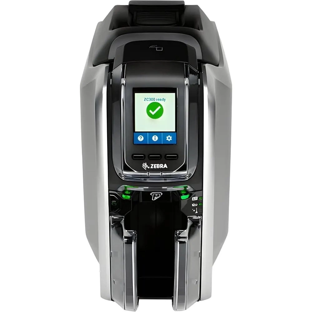 Impressora de Cartão Zebra ZC300, 300DPI USB/ETH ZC31-000C000BR00