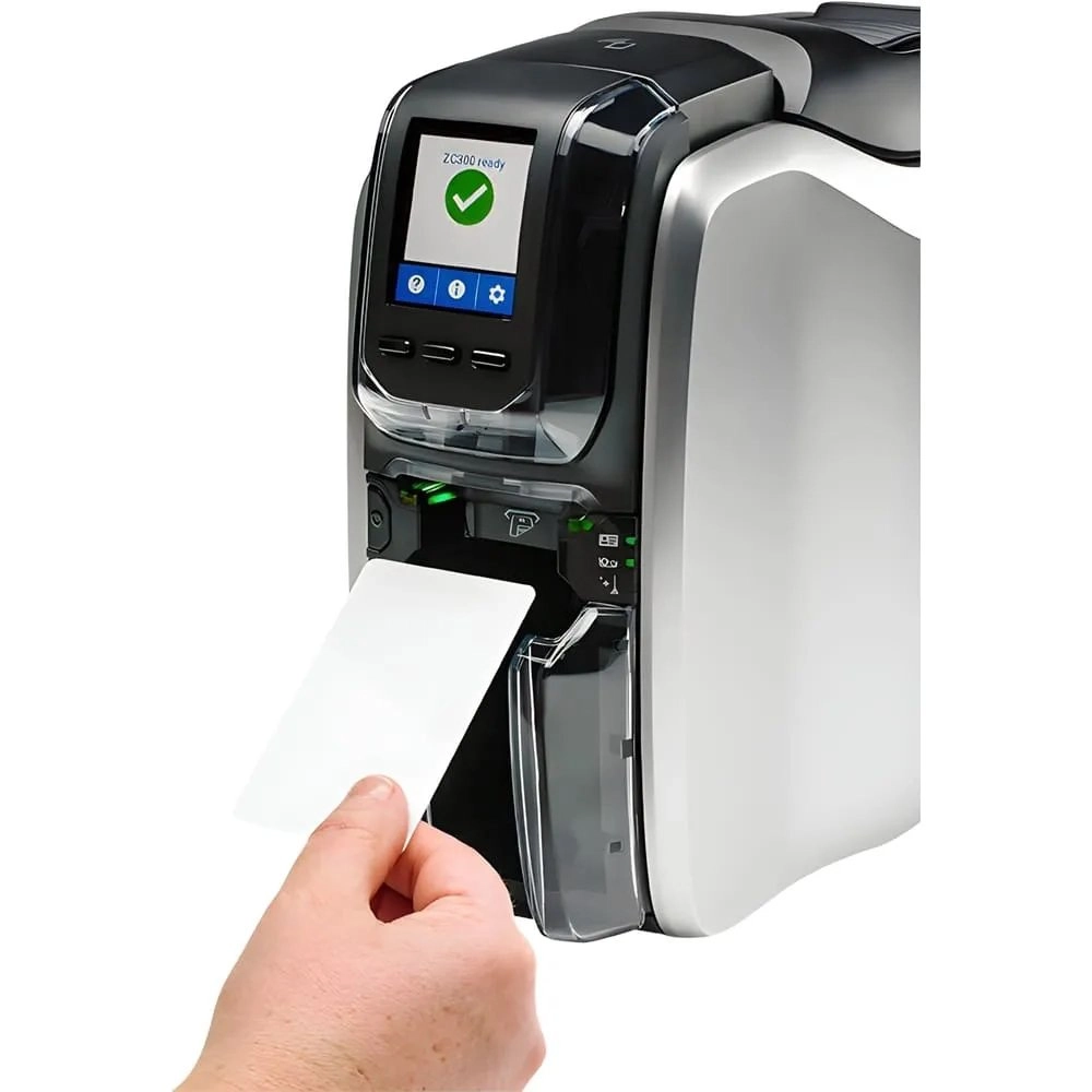 Impressora de Cartão Zebra ZC300, 300DPI USB/ETH ZC31-000C000BR00