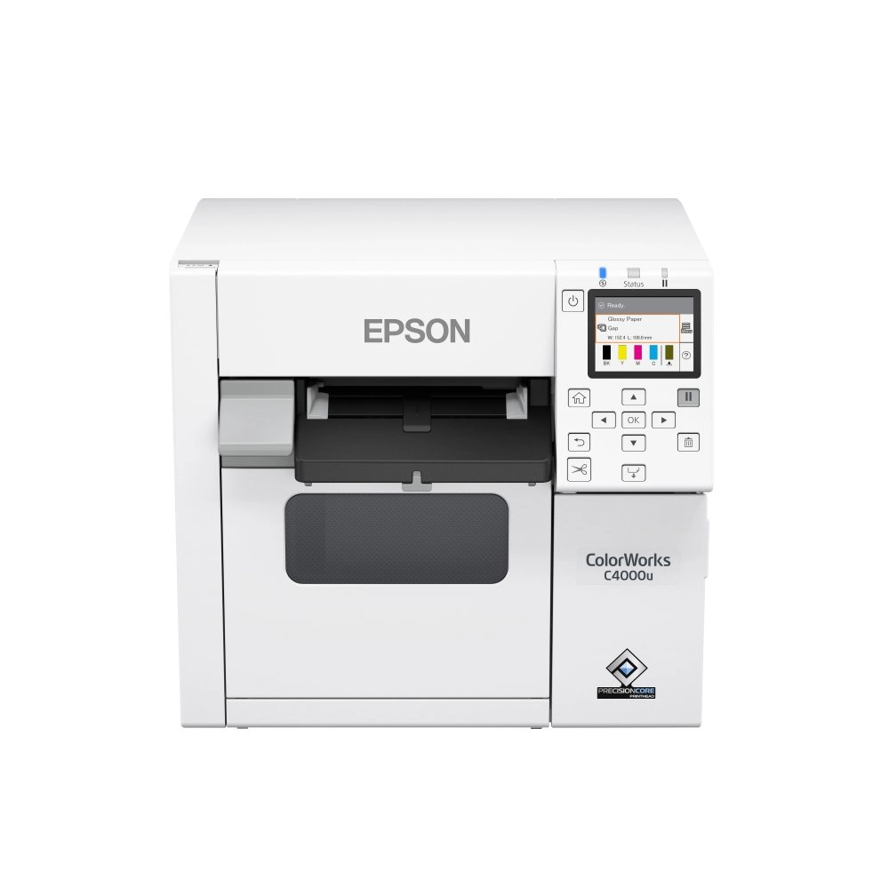 Impressora de Etiquetas e Rótulos Epson ColorWorks CW-C4000 Colorido, USB, Ethernet - C31CK03101 (Sob Encomenda)