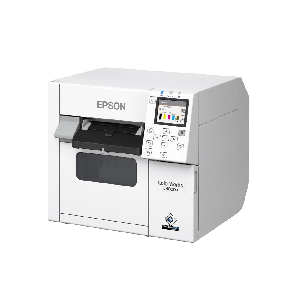 Impressora de Etiquetas e Rótulos Epson ColorWorks CW-C4000 Colorido, USB, Ethernet - C31CK03101 (Sob Encomenda)