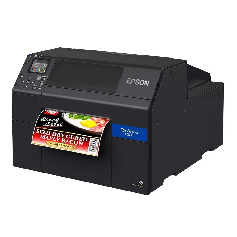 Impressora de Etiquetas e Rótulos Epson ColorWorks CW-C6500AU Colorido, USB, Ethernet - C31CH77101 (Sob encomenda) Impressora de Etiquetas e Rótulos Epson ColorWorks CW-C6500AU Colorido, USB, Ethernet - C31CH77101 (Sob encomenda)