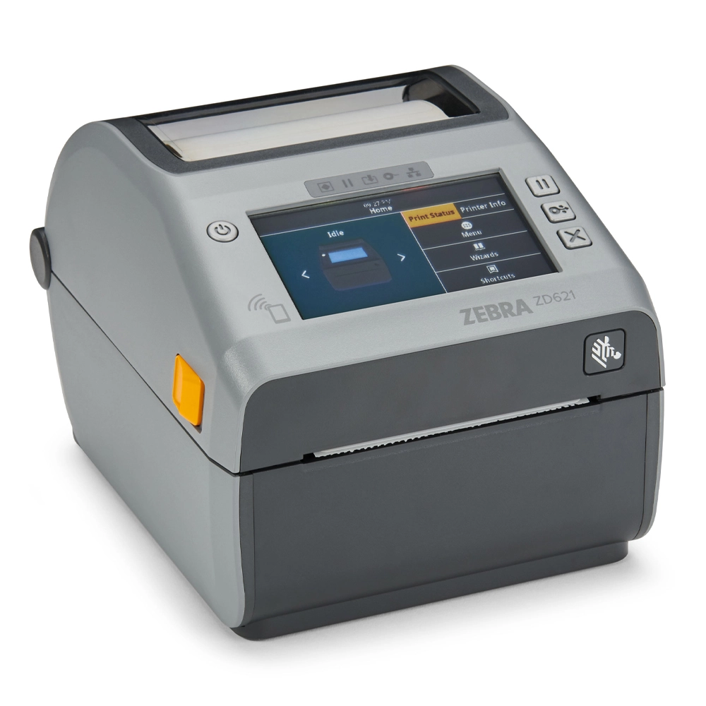 Impressora de Etiquetas Zebra ZD621 300DPI, USB, Serial, Bluetooth, Ethernet - ZD6A043-301F00EZ Impressora de Etiquetas Zebra ZD621 300DPI, USB, Serial, Bluetooth, Ethernet - ZD6A043-301F00EZ