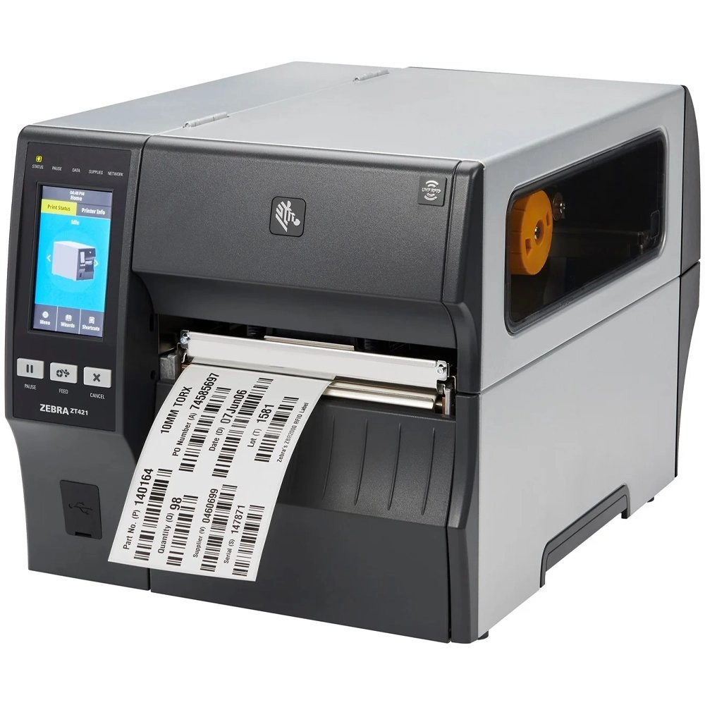 Impressora de Etiquetas Zebra ZT421, 203dpi, Tela Touch 4,3", USB 2.0, Serial RS-232, Bluetooth e Ethernet - ZT42162T0A0000Z Impressora de Etiquetas Zebra ZT421, 203dpi, Tela Touch 4,3", USB 2.0, Serial RS-232, Bluetooth e Ethernet - ZT42162T0A0000Z
