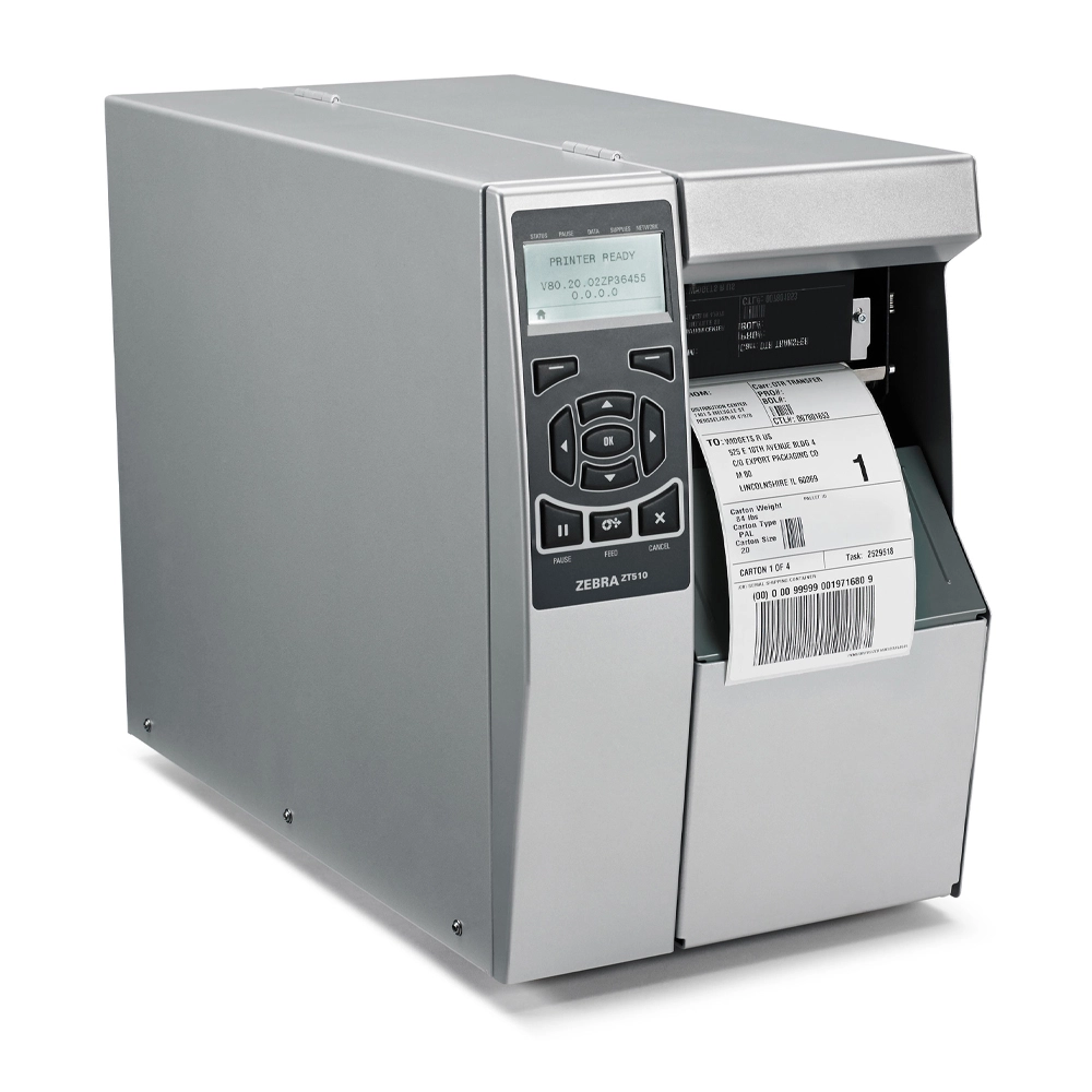 Impressora de Etiquetas Zebra ZT510 203dpi, USB, Serial, Bluetooth e Ethernet Com Peel Off e Rebobinador - ZT51042-T0A0000Z Impressora de Etiquetas Zebra ZT510 203dpi, USB, Serial, Bluetooth e Ethernet Com Peel Off e Rebobinador - ZT51042-T0A0000Z