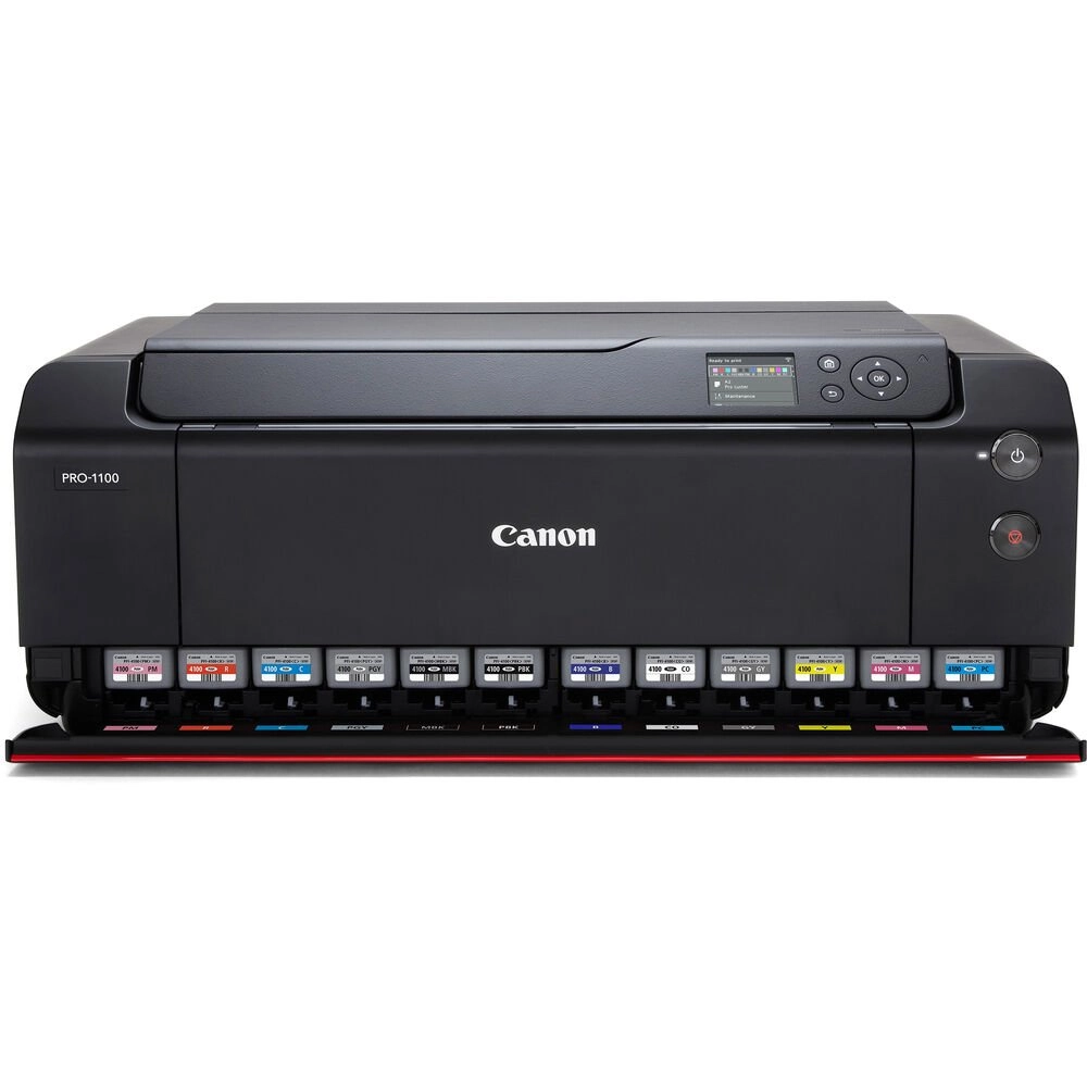 Impressora Fotográfica Canon imagePROGRAF PRO-1100, 17" A2, Sistema com 12 Cores, Wi-Fi, Display 3" LCD - 6856C013AA (Sob Encomenda)