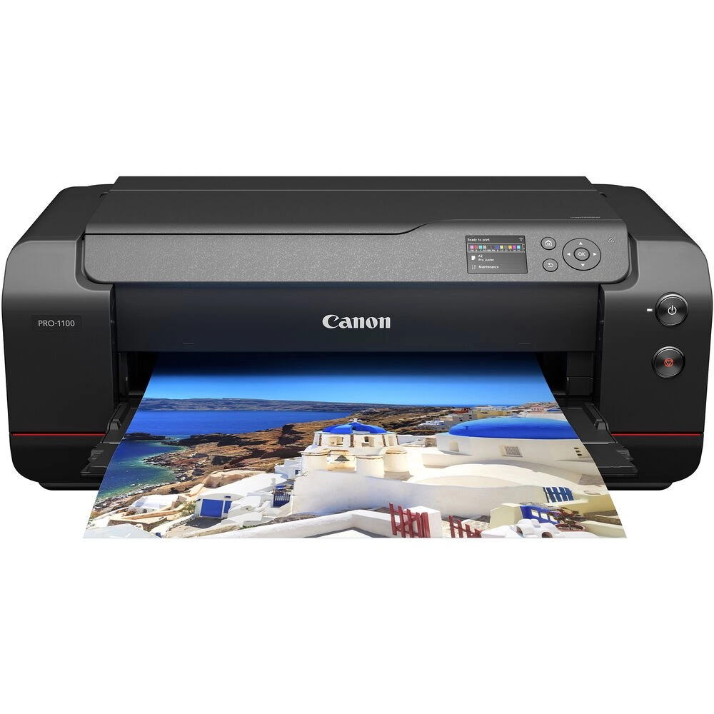 Impressora Fotográfica Canon imagePROGRAF PRO-1100, 17" A2, Sistema com 12 Cores, Wi-Fi, Display 3" LCD - 6856C013AA (Sob Encomenda)