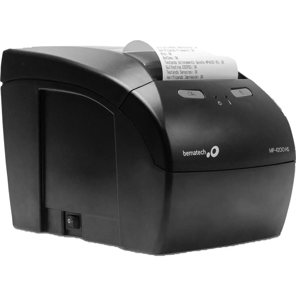 Impressora Não Fiscal Bematech MP4200 HS, Serial, USB, Ethernet - 46B4200HS001