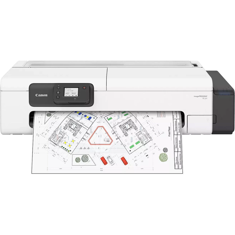 Impressora Plotter Canon imagePROGRAF TC-21, Jato de Tinta, Colorida, A1, 24", Wi-fi, Bivolt - 7055C008AA