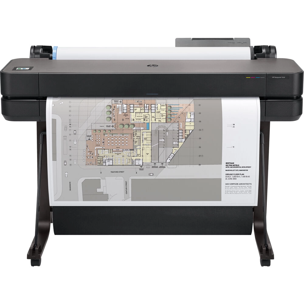 Impressora Plotter HP DesignJet T630, 36", Jato de Tinta, Colorida, A0, Wi-fi, Bivolt - 5HB11D#C4 