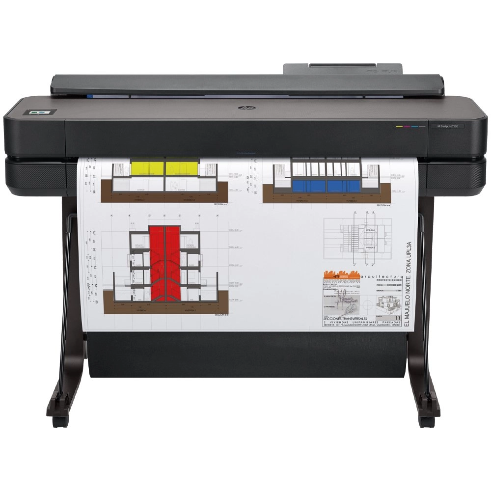 Impressora Plotter HP DesignJet T650 ECOSpark, 36", Jato de Tinta, Colorida, A0, Wi-fi, Bivolt - 5HB10D#C4 - Edição 2025