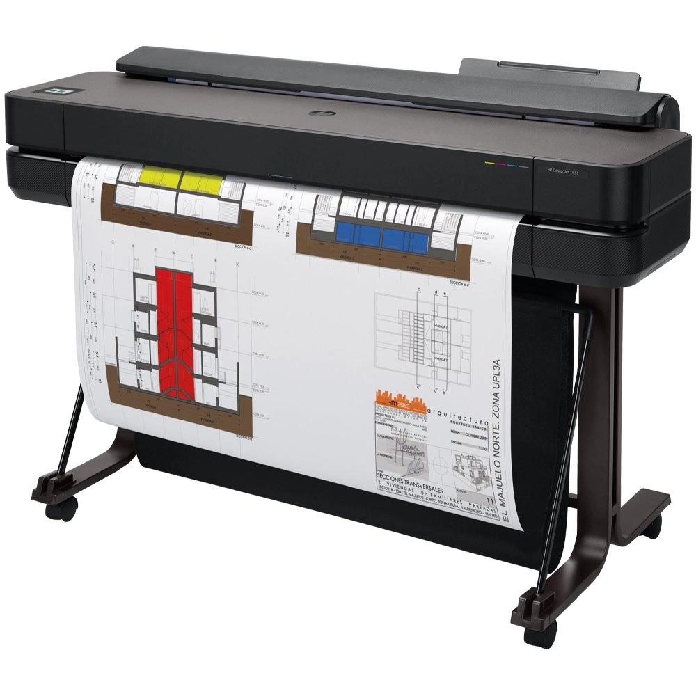 Impressora Plotter HP DesignJet T650 ECOSpark, 36", Jato de Tinta, Colorida, A0, Wi-fi, Bivolt - 5HB10D#C4 - Edição 2025