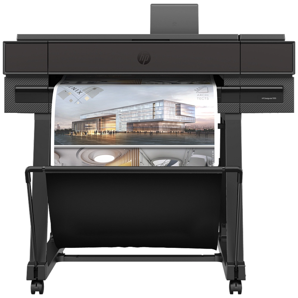 Impressora Plotter HP Designjet T870, Jato de Tinta, Colorida, A1, 24", Wi-Fi, Bivolt - AM0X9A#AC4