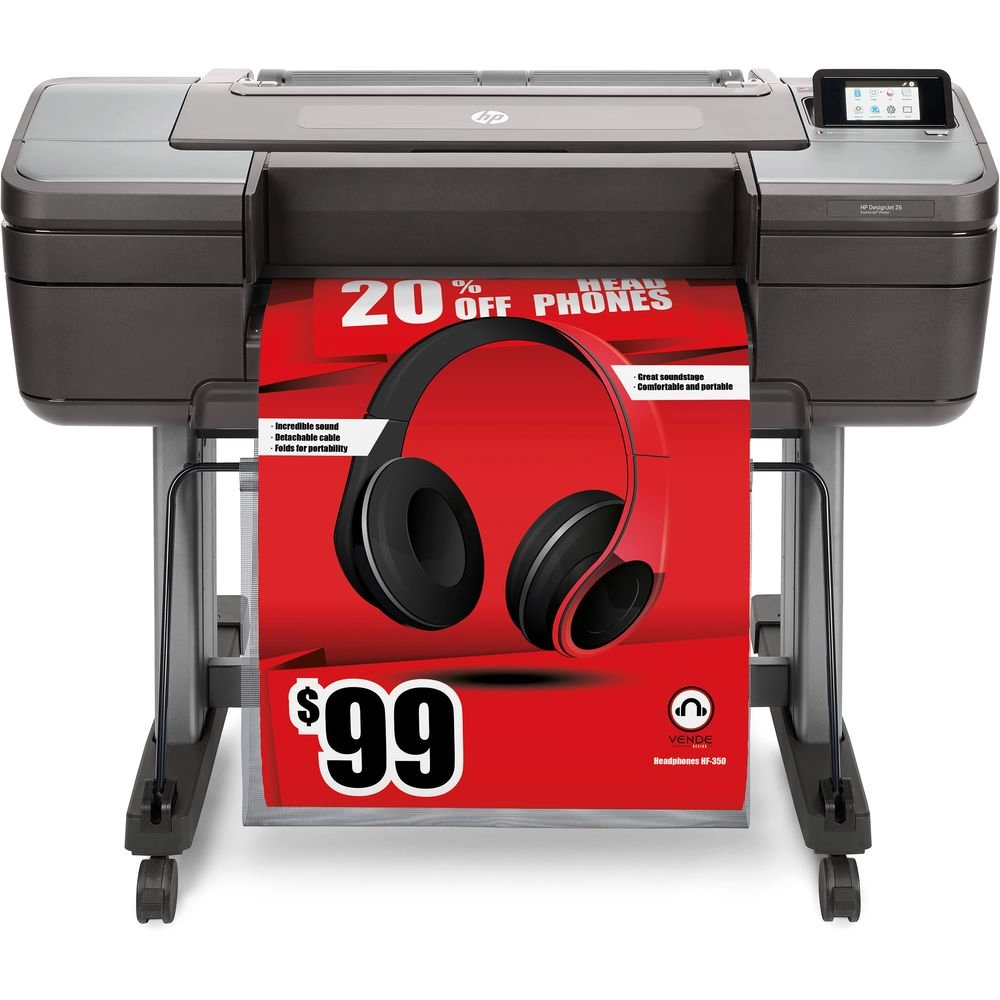 Impressora Plotter HP Designjet Z6 24" - T8W15A#B1K (Sob encomenda)