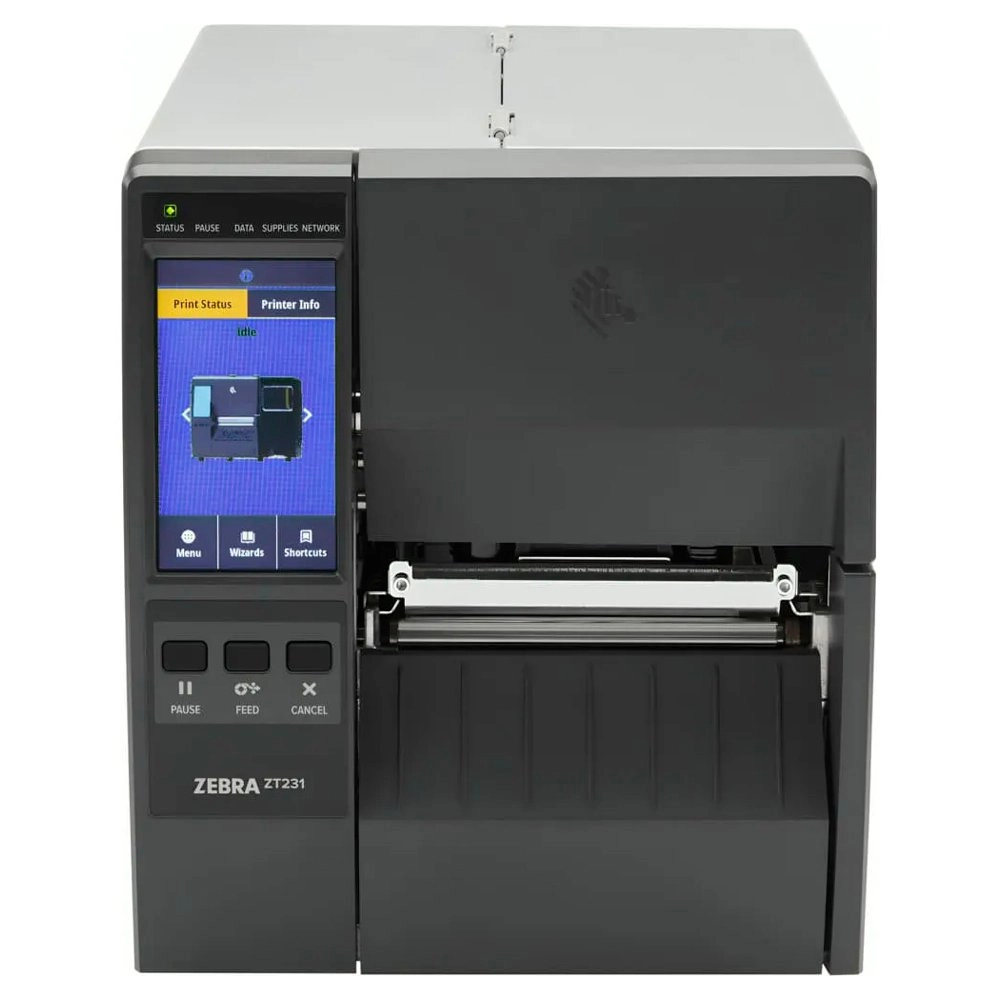 Impressora Térmica de Etiquetas Zebra ZT231 203 DPI, USB, Serial, Bluetooth, RFID, Ethernet - ZT23142-T0100CFZ