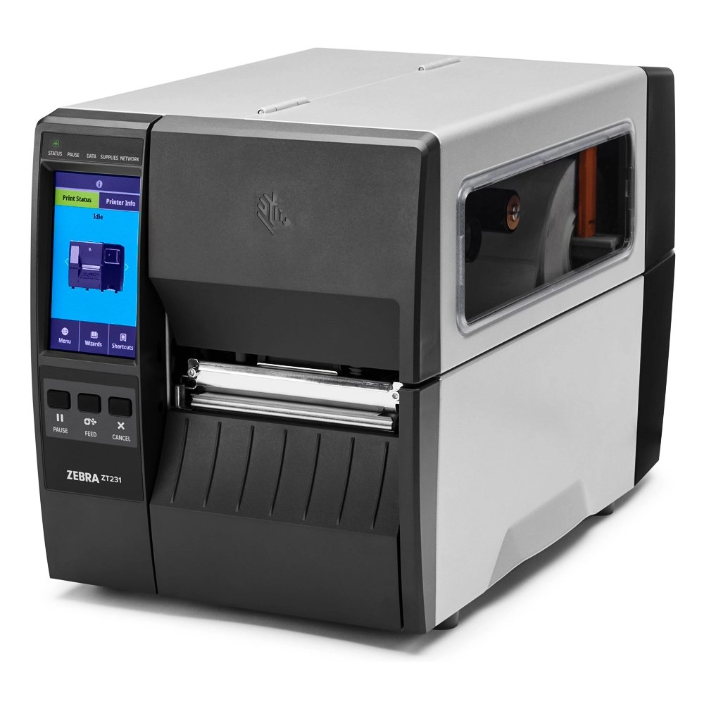 Impressora Térmica de Etiquetas Zebra ZT231, 203dpi, USB, Serial, Bluetooth, Ethernet - ZT23142-T0A000FZ