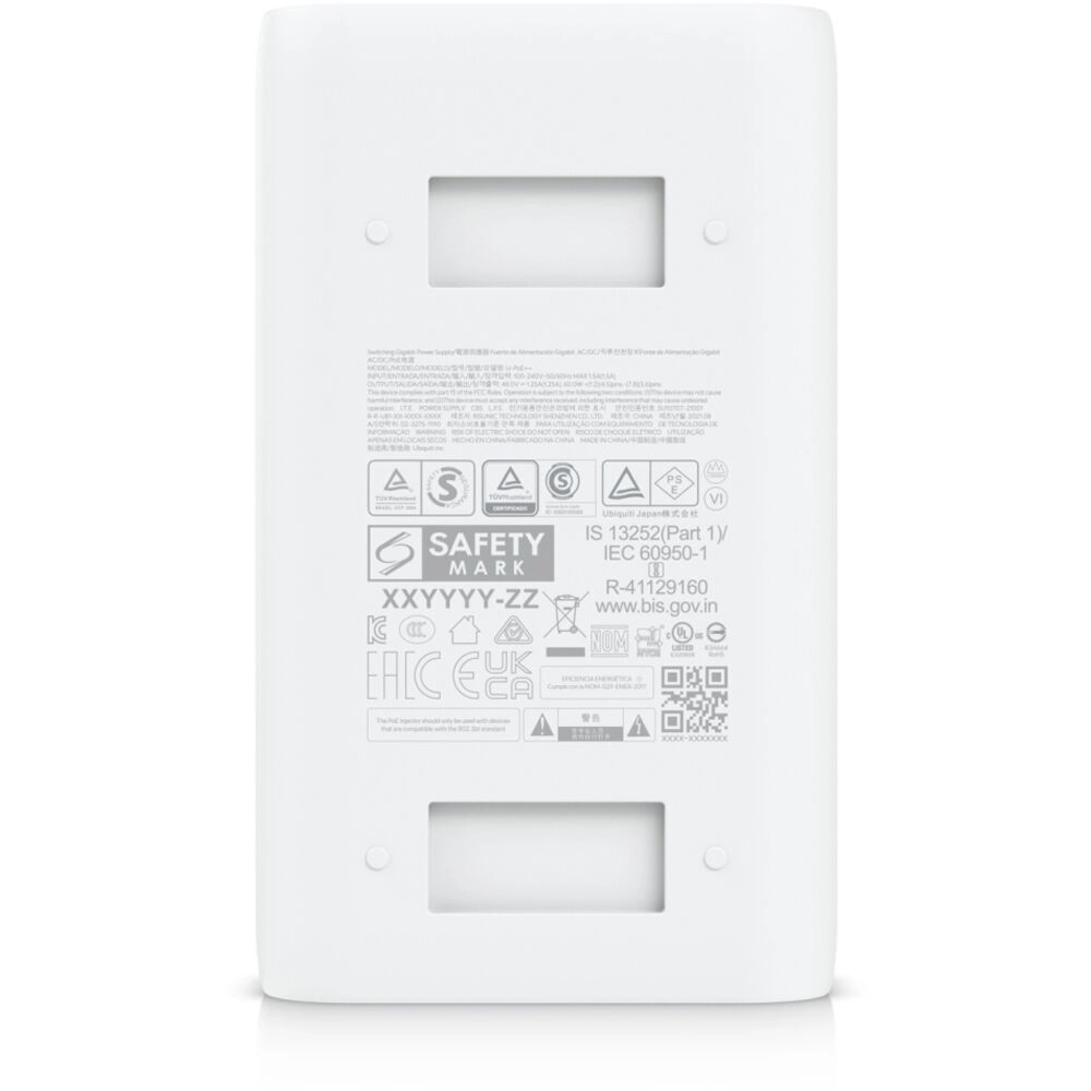 Injetor POE Ubiquiti U-POE+ UNIFI 30W U-POE+-BR Injetor POE Ubiquiti U-POE+ UNIFI 30W U-POE+-BR