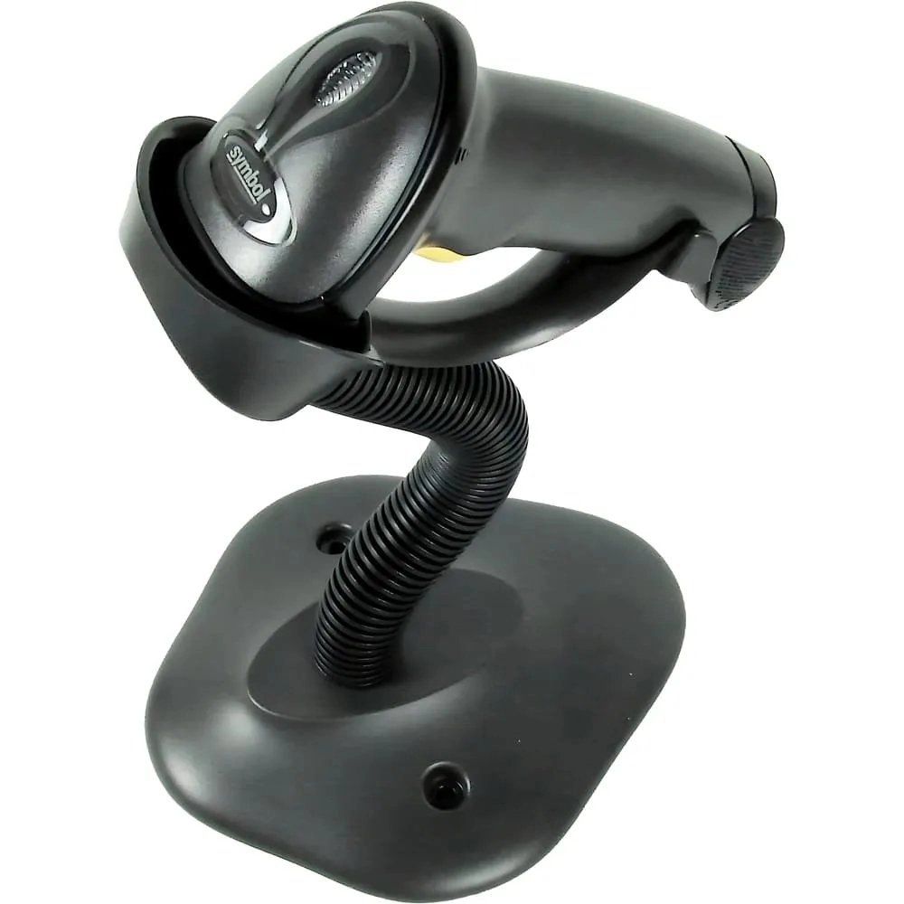 Leitor de Código de Barras Zebra com suporte - LS2208-SR20007BR-U