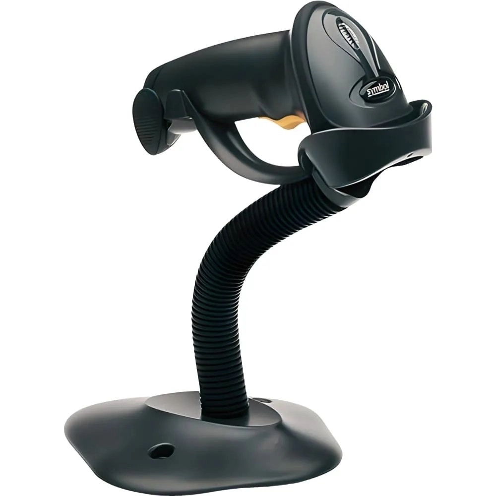 Leitor de Código de Barras Zebra com suporte - LS2208-SR20007BR-U