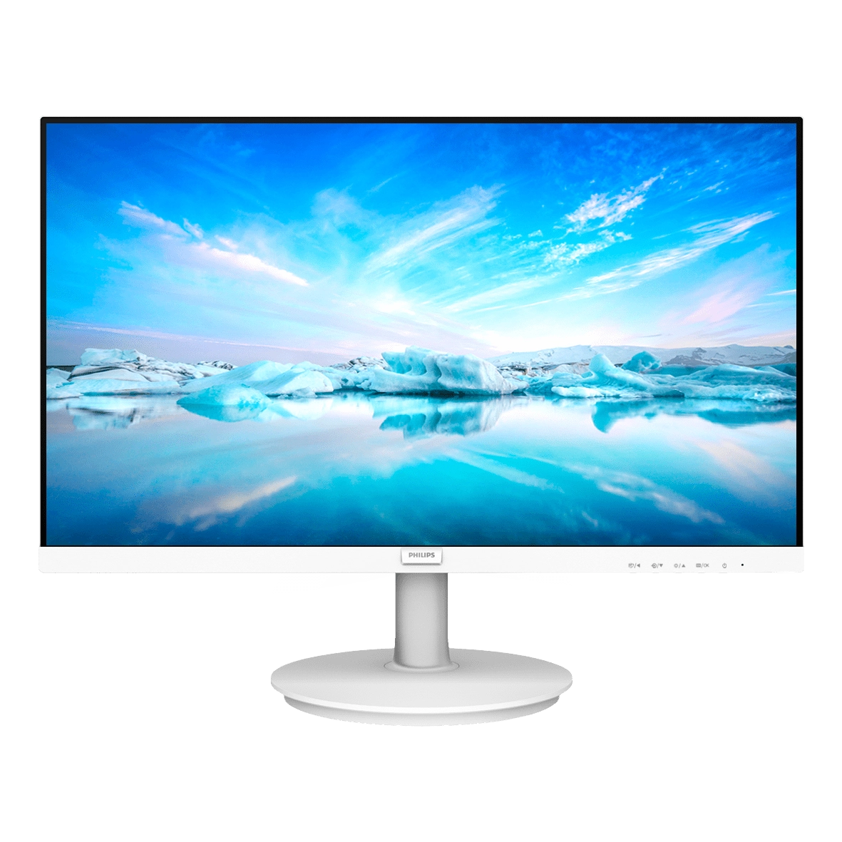 Monitor Philips, 21.5, LED, Wide, Full HD, HDMI/VGA, VESA, Adaptive Sync, Branco - 221V8LW Monitor Philips, 21.5, LED, Wide, Full HD, HDMI/VGA, VESA, Adaptive Sync, Branco - 221V8LW