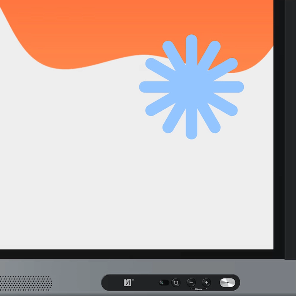 Monitor Profissional Interativo Samsung LED 75" WA75FX-P, 4K, Câmera 4K, Microfone,  Android 15, Google EDLA, 50 Pontos Touch, 450 cd/m², HDMI-Out/USB-C, Bluetooth - LH75WAFPLGCXZD