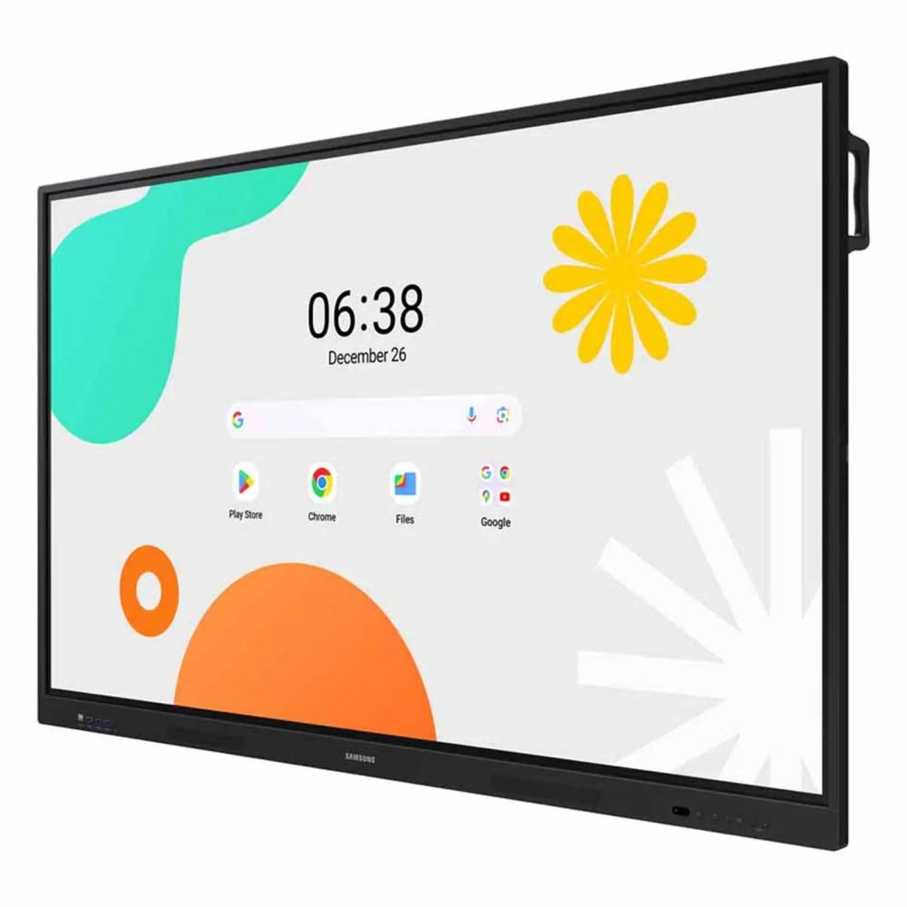 Monitor Profissional Interativo Samsung LED 86" WA86F, 4K, Android 14, Google EDLA, 40 Pontos Touch, 16/7, 400 cd/m², HDMI-Out/USB-C, Bluetooth - LH86WAFWLGCXZD