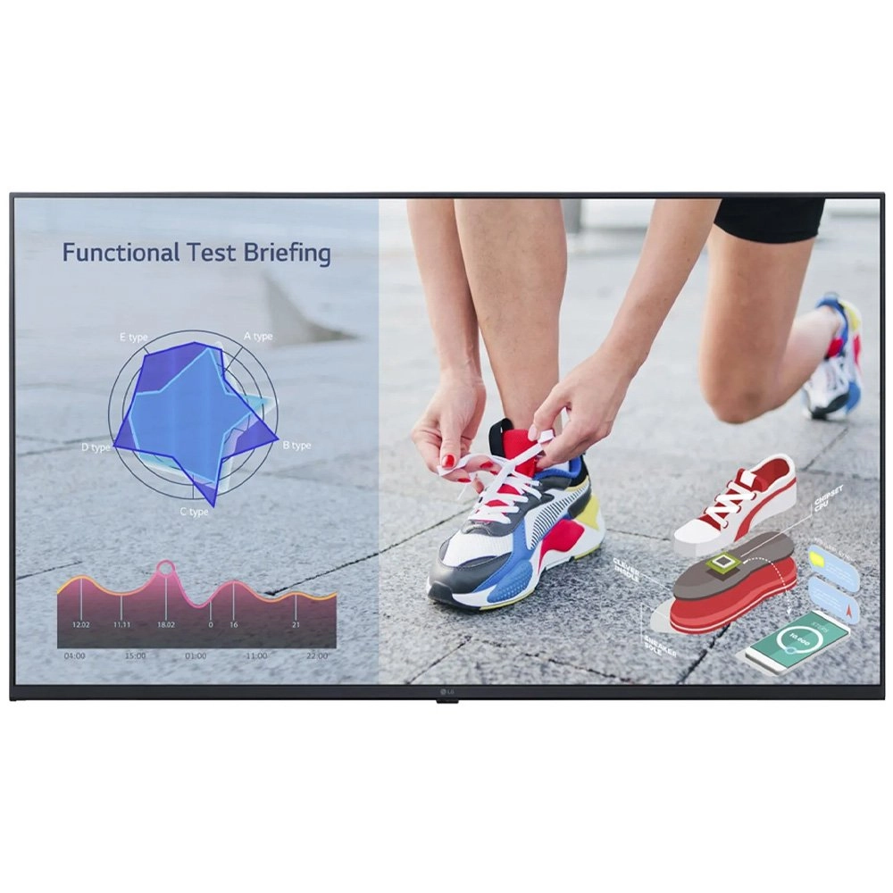 Monitor Profissional LG 55" 4K, 16/7, 400 cd/m², HDMI/USB/RS232C/RJ45/Áudio, webOS 6.0 - 55UL3J-M