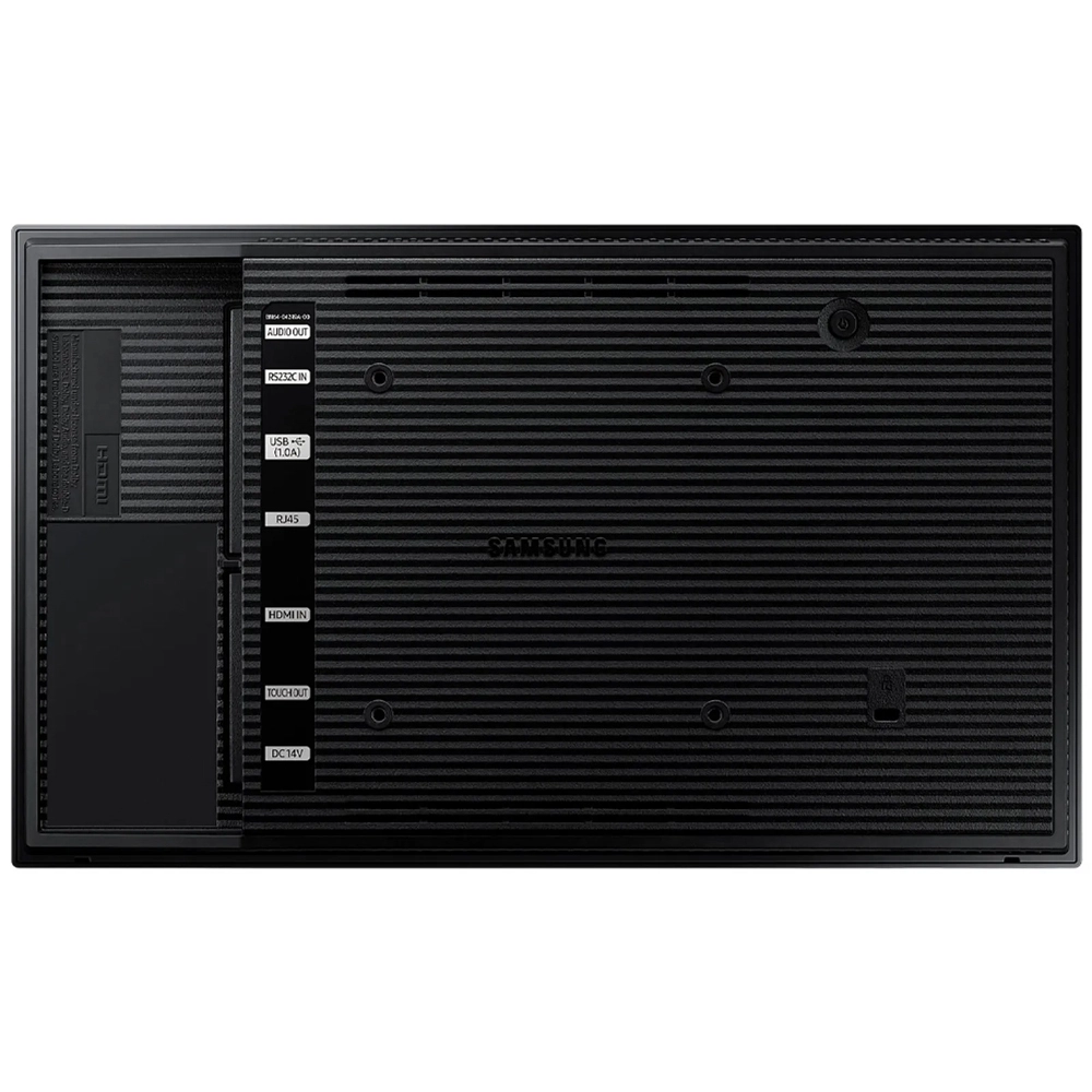 Monitor Profissional Samsung LED 13" QB13R-T Full HD, Touchscreen, 16/7, 250 cd/m², HDMI/USB/RS232C/RJ45/Áudio - LH13QBRTBGCXZA (Sob encomenda)