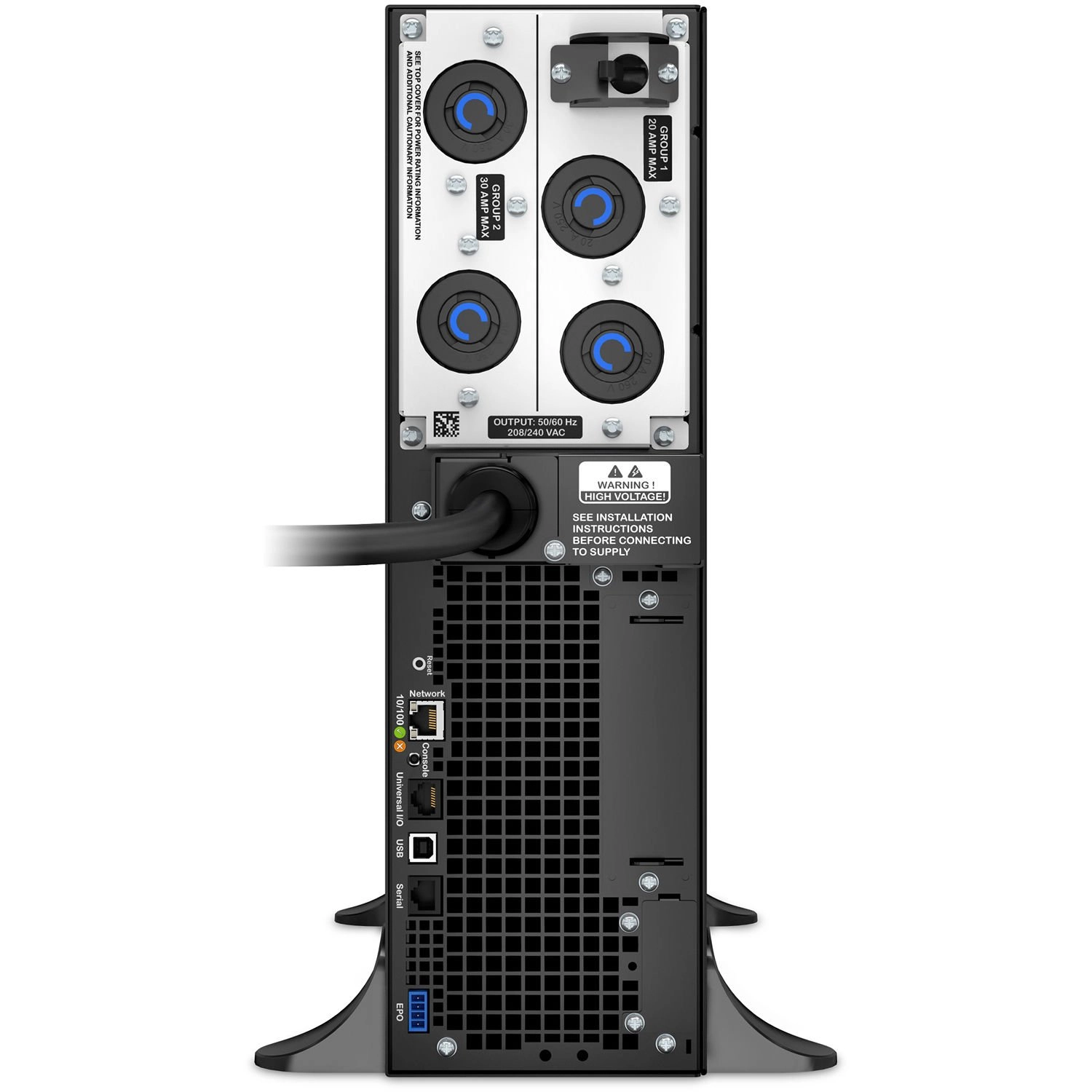 Nobreak APC Smart-UPS RT Rack 5kVA Bifásico 208V Dupla Conversão - SRT5KXLT