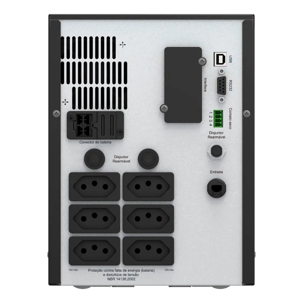 Nobreak APC Smart-UPS Senoidal 3000VA/2100W Mono 220V - SMV3000CAI-BR