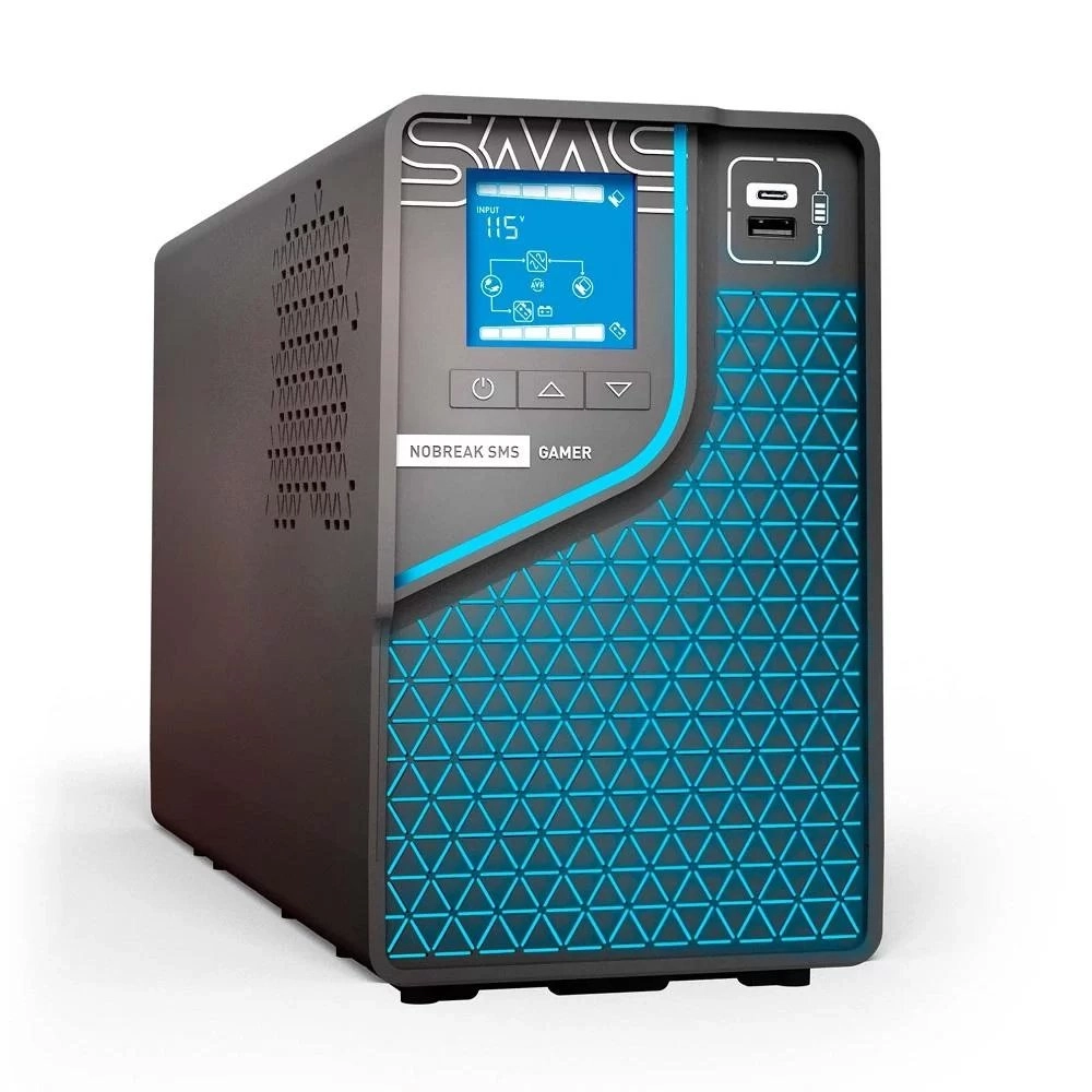 Nobreak SMS Gamer 1500VA, Bivolt E/S, Wifi - 29600