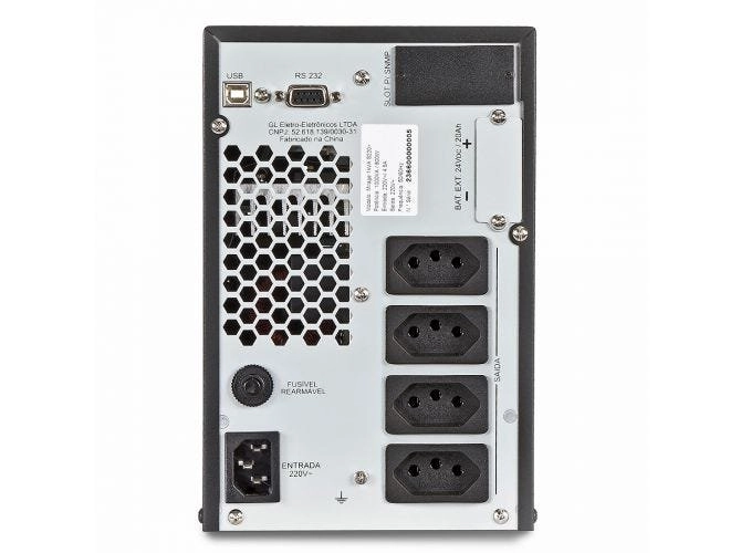 Nobreak SMS Mirage 1000VA Mono 220V, Torre, Dupla Conversão - 23660